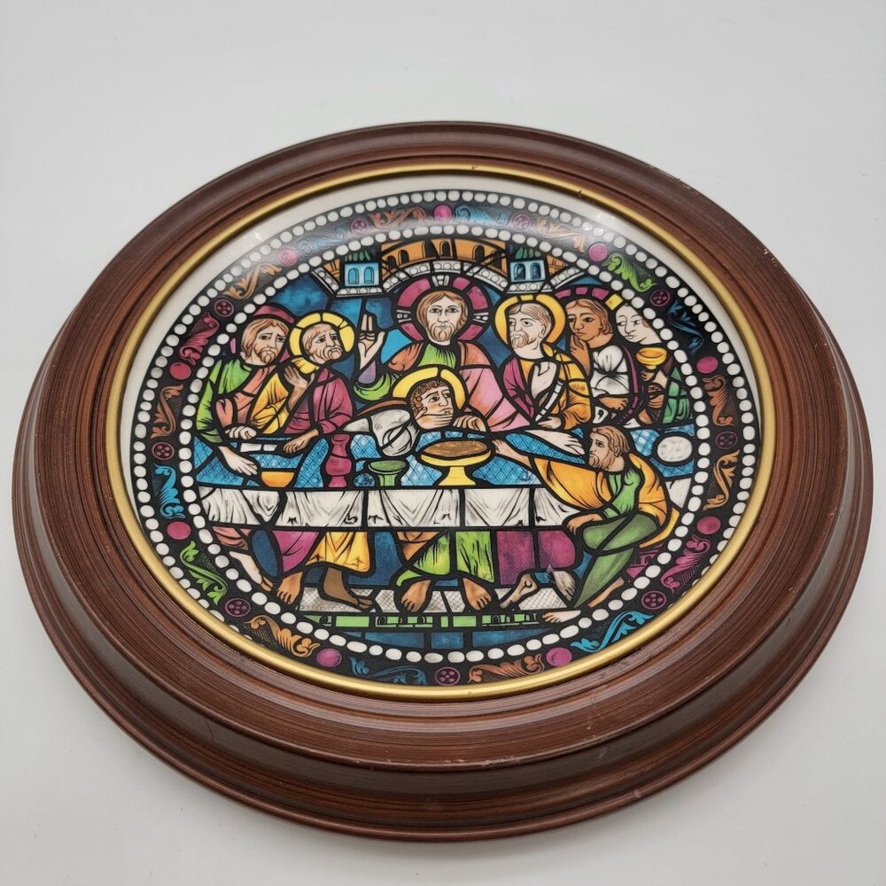 Decorative Wood & Sons England Last Supper Porcelain Plate